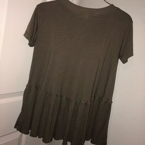 Urban Outfitters olive green short sleeve tunic!